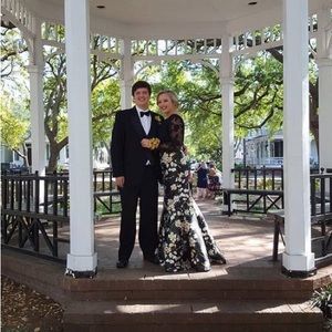 Black 2-Piece Prom Dress